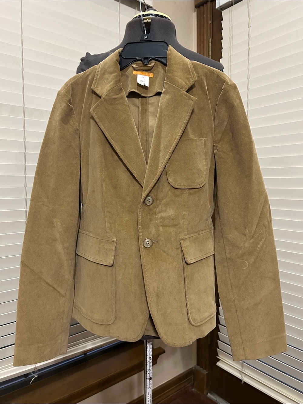 J. Crew Women’s Light Tan Corduroy Jacket size Small NWOT